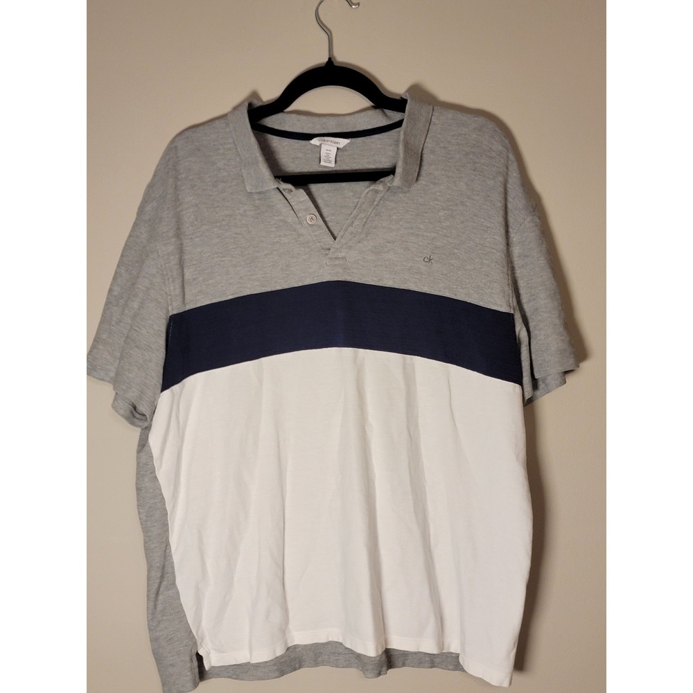 Calvin Klein Men's Polo Shirt‎ Xl